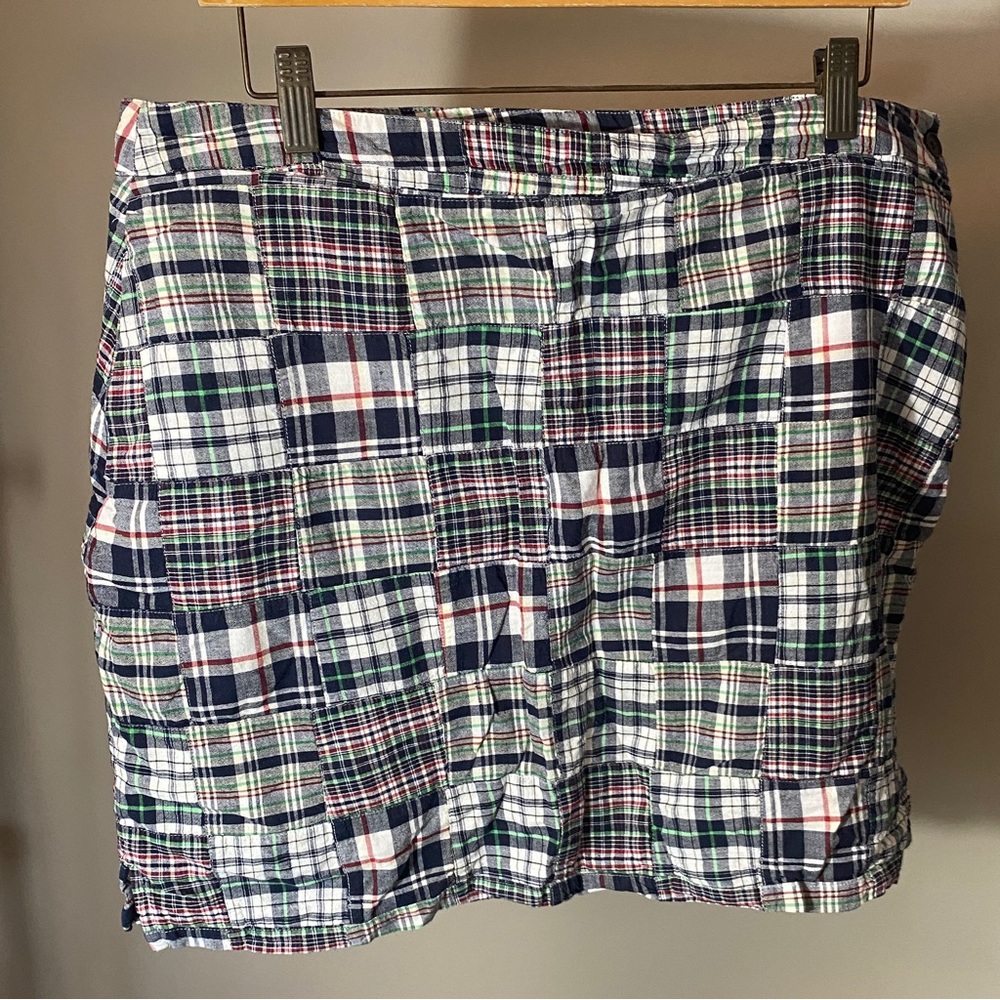 Madras Plaid Skort